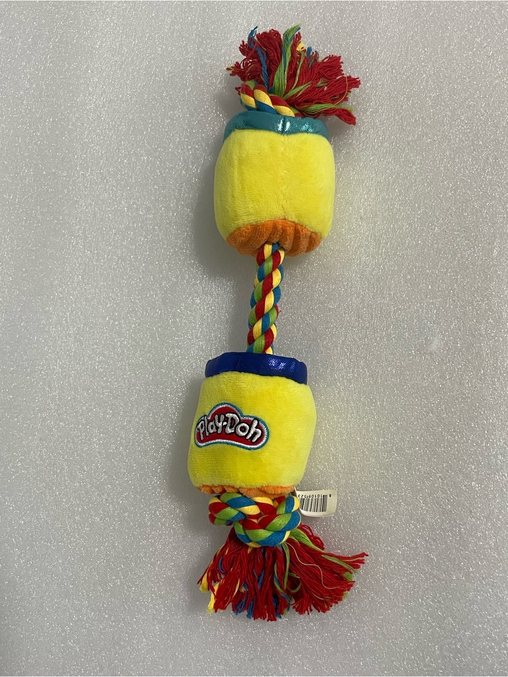 Play-Doh Yellow Plush Rope Dog Toy